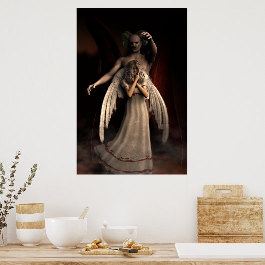 悪魔的な脅威 ポスター (キッチン)