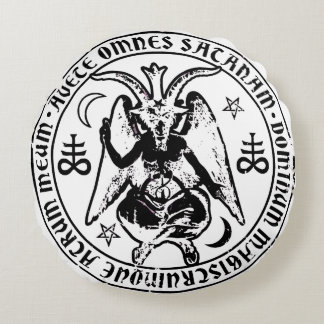悪魔的なBaphomet ラウンドクッション