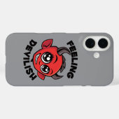 悪魔的に可愛い微笑む悪魔 Case-Mate iPhoneケース (裏面 (横))