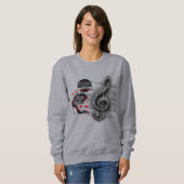 悪魔的に素敵なバレンタインTシャツ スウェットシャツ (正面フル)