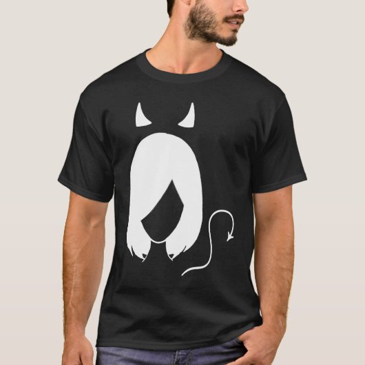 悪魔的猫娘X Tシャツ (正面)