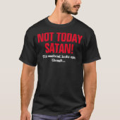 悪魔退散！今週末は予定が空いてるみたい Tシャツ (正面)