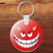 悪魔顔2 キーホルダー (正面)