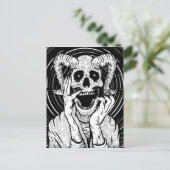 悪魔顔 ポストカード (スタンド正面)