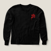 悪魔風ウーマンズベルベットTシャツ (デザイン正面)