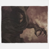 悪魔2 フリースブランケット (正面(横))