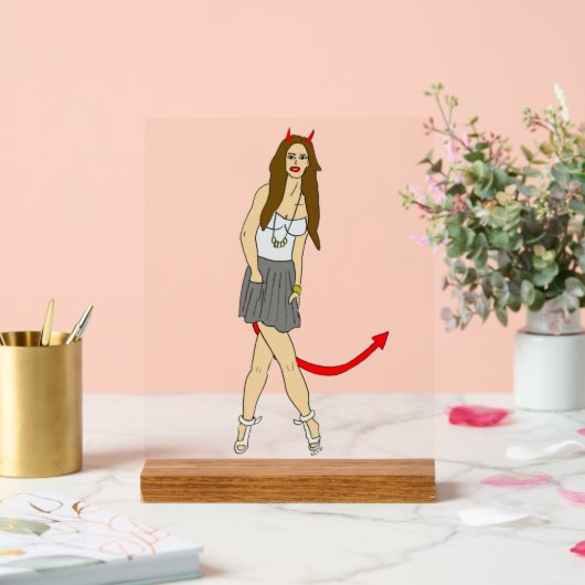 悪魔 アクリルサイン (ウェディング)