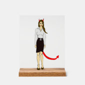 悪魔 アクリルサイン (正面)