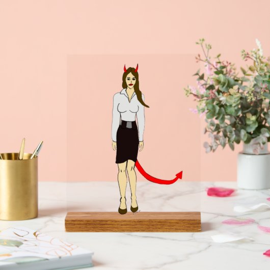 悪魔 アクリルサイン (ウェディング)