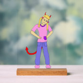 悪魔 アクリルサイン (ニュートラル)