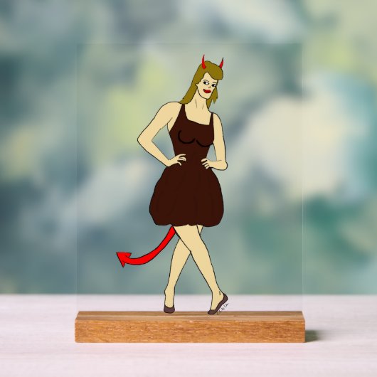 悪魔 アクリルサイン (ニュートラル)