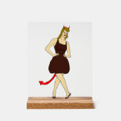 悪魔 アクリルサイン (正面)