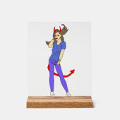 悪魔 アクリルサイン (正面)