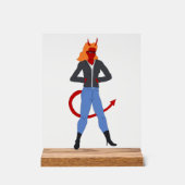 悪魔 アクリルサイン (正面)