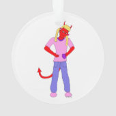 悪魔 オーナメント (裏面)