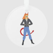 悪魔 オーナメント (裏面)