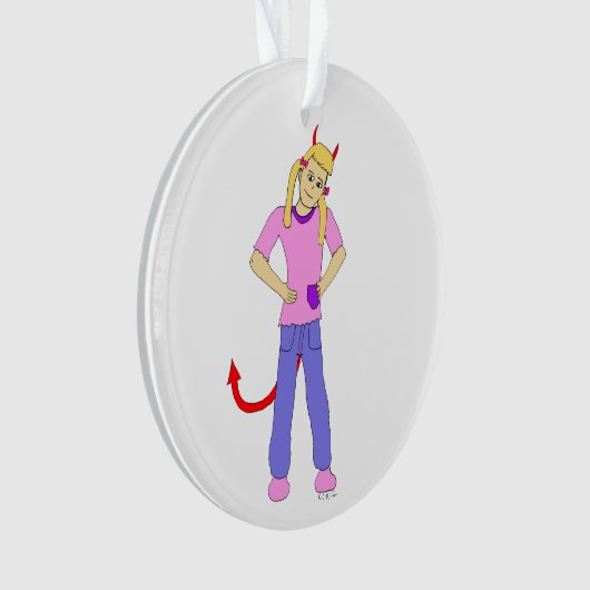 悪魔 オーナメント (正面)