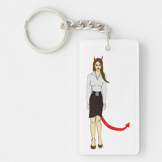 悪魔 キーホルダー (正面)