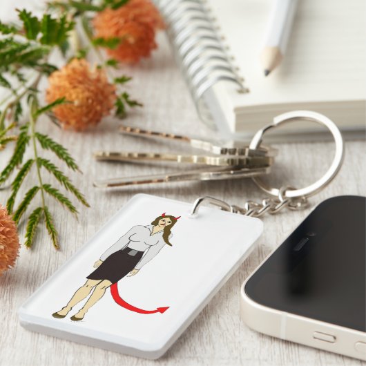 悪魔 キーホルダー (正面右)