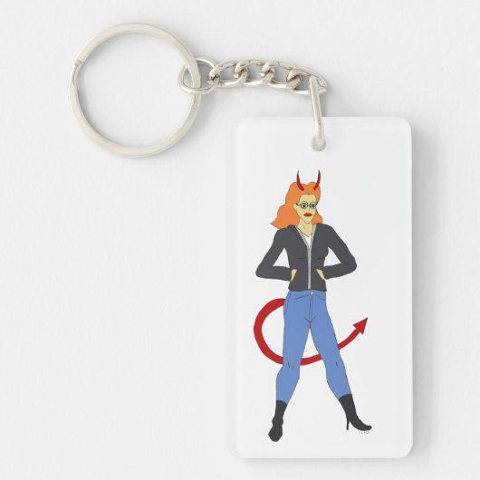 悪魔 キーホルダー (正面)