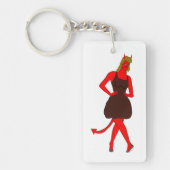 悪魔 キーホルダー (正面)