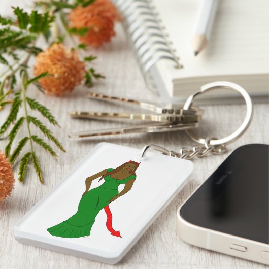 悪魔 キーホルダー (正面右)