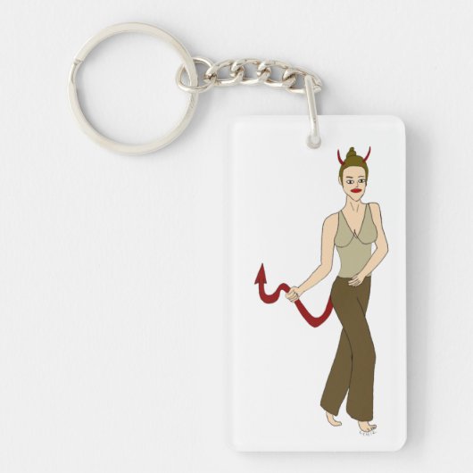 悪魔 キーホルダー (正面)