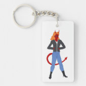 悪魔 キーホルダー (正面)