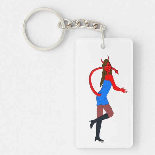 悪魔 キーホルダー (正面)