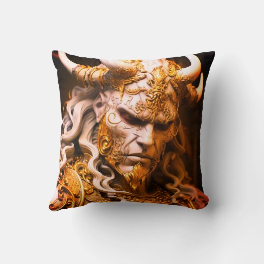 悪魔 クッション (裏面)