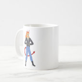 悪魔 コーヒーマグカップ (正面左)