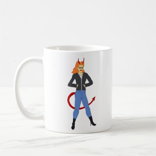 悪魔 コーヒーマグカップ (左)