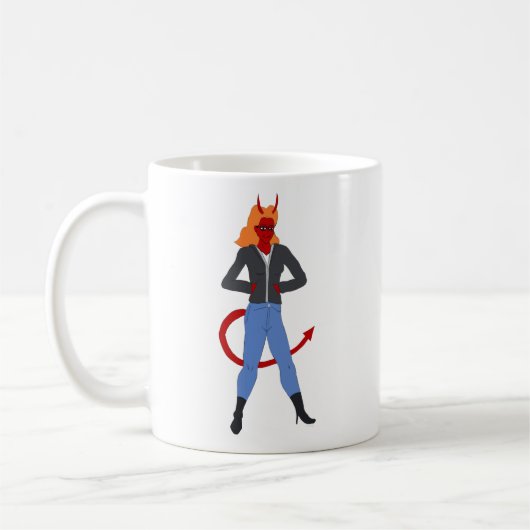 悪魔 コーヒーマグカップ (左)