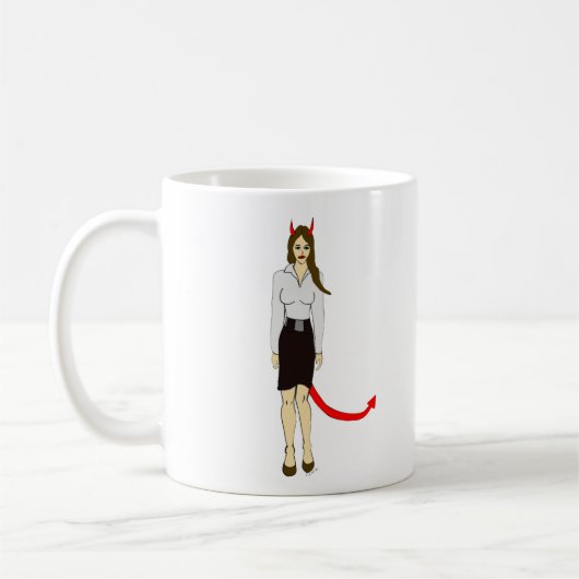 悪魔 コーヒーマグカップ (左)