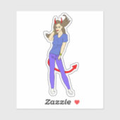 悪魔 シール (シート)