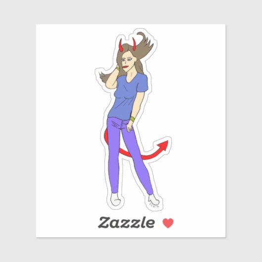 悪魔 シール (シート)