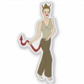 悪魔 シール (正面)