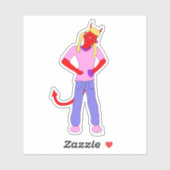 悪魔 シール (シート)