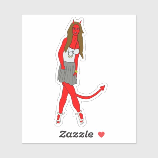 悪魔 シール (シート)