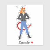 悪魔 シール (シート)