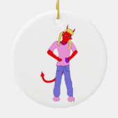 悪魔 セラミックオーナメント (裏面)