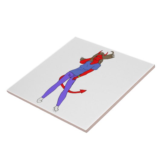 悪魔 タイル (側面)