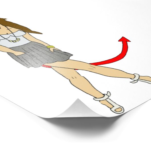 悪魔 フォトプリント            (角)