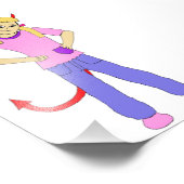 悪魔 フォトプリント            (角)