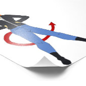 悪魔 フォトプリント            (角)