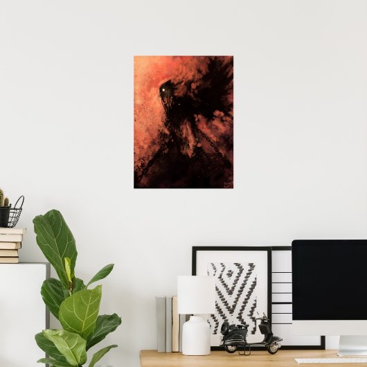 悪魔 ポスター (ホームオフィス)