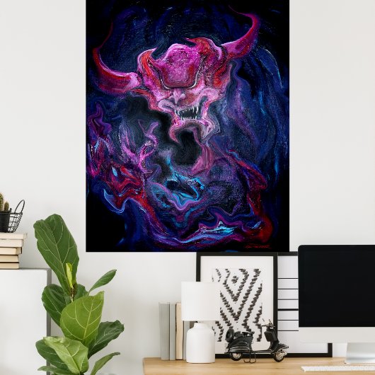 悪魔 ポスター (ホームオフィス)