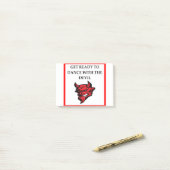 悪魔 ポストイット (デスク上)