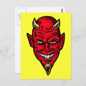 悪魔 ポストカード (正面/裏面)