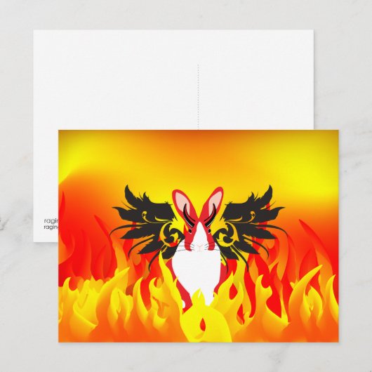 悪魔 ポストカード (正面/裏面)